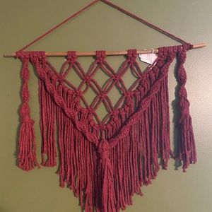 Macrame wall decor